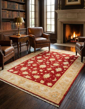 5' x 6' 4 Kaizar Wool Rug