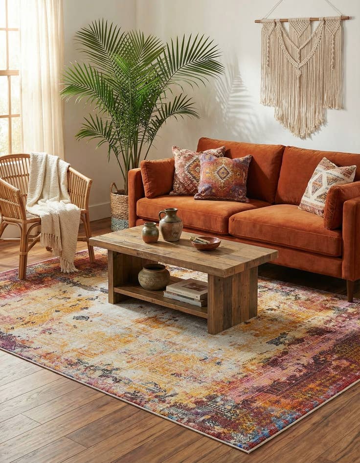 Detail image of  6' x 8' 9 Deepa Rug