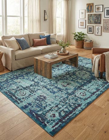 10' x 13' Washable Fleur Rug