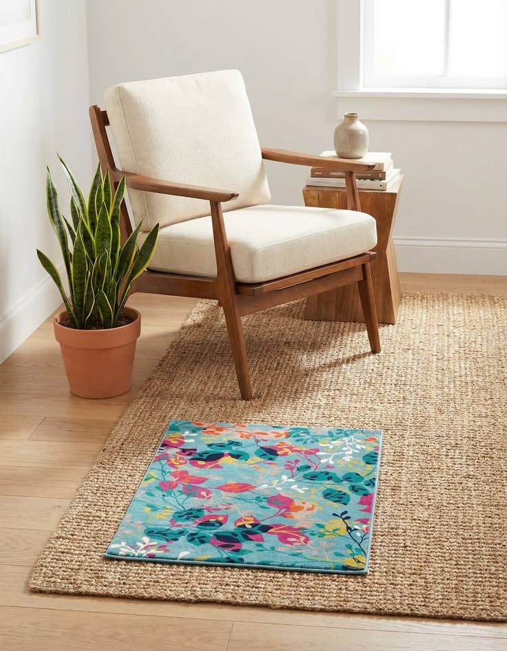 Detail image of  1' 4 x 1' 4 Azalea Sample Rug