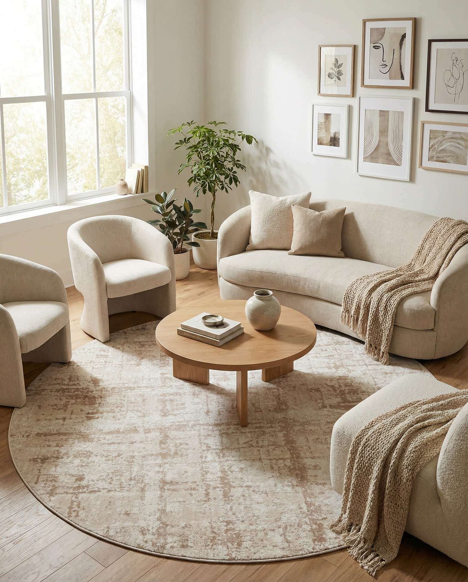 245cm x 245cm Uptown Lexington Avenue Tapis Rond