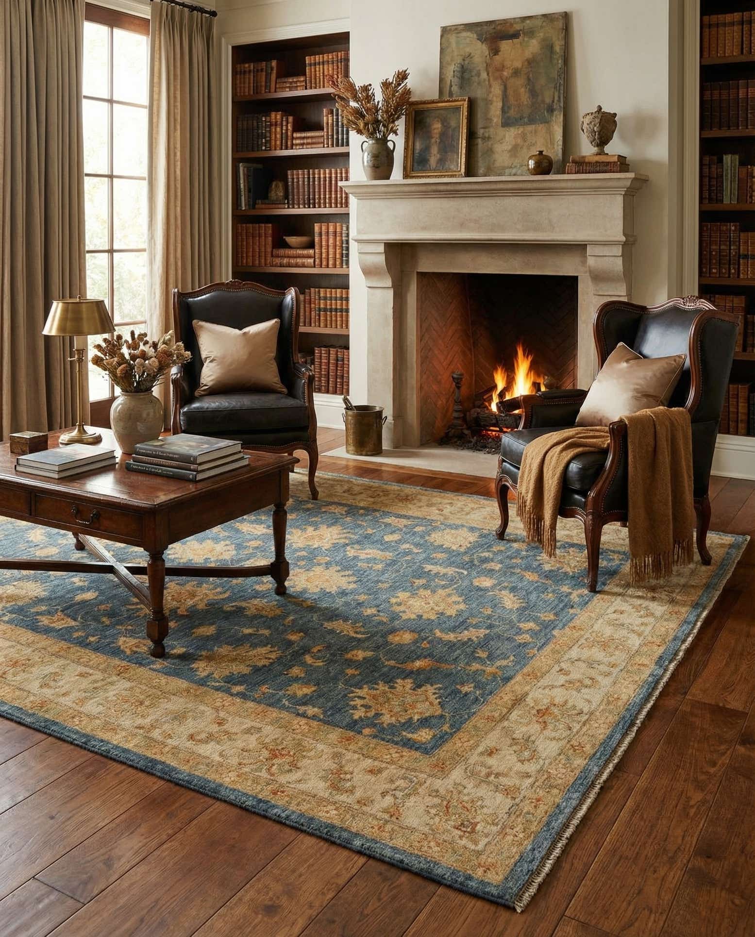 5' 7 x 7' 5 Kaizar Wool Rug