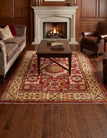 5' x 6' 7 Hand Knotted Mamluk Ziegler Rug