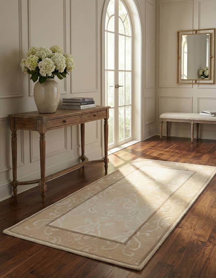 Detail image of  2' 11 x 5'  Hand Knotted Darya Wool Rug