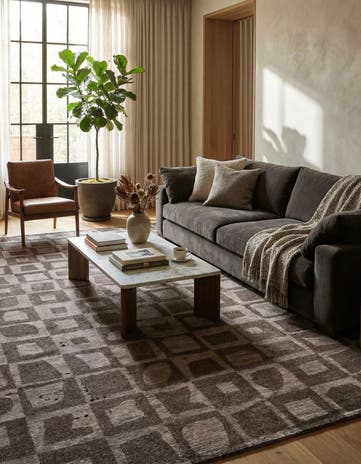 5' 9 x 8' 4 Hand Knotted Darya Wool Rug