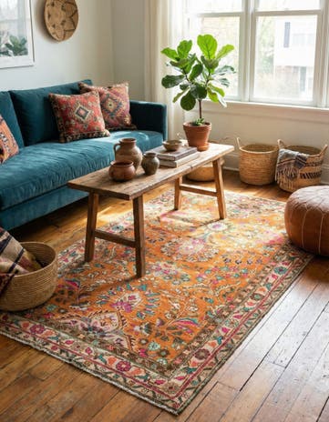 3' 7 x 6' 1 Hamedan Rug