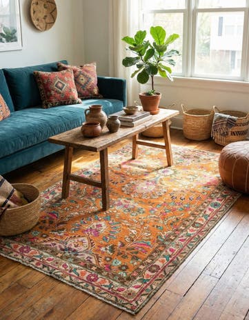 3' 7 x 6' 1 Hamedan Rug