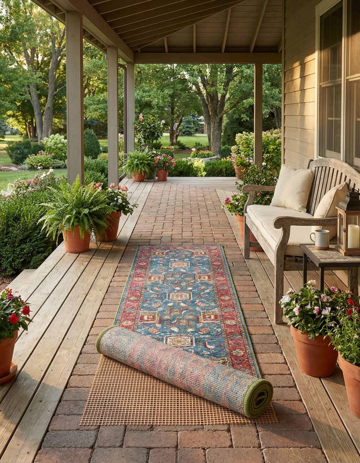 Detail image of 2' 6 x 12' 10 Runner Outdoor Rug Pad