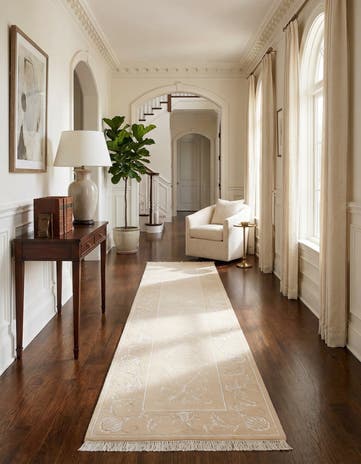 3' 1 x 13' 3 Hand Knotted Darya Wool Runner Rug