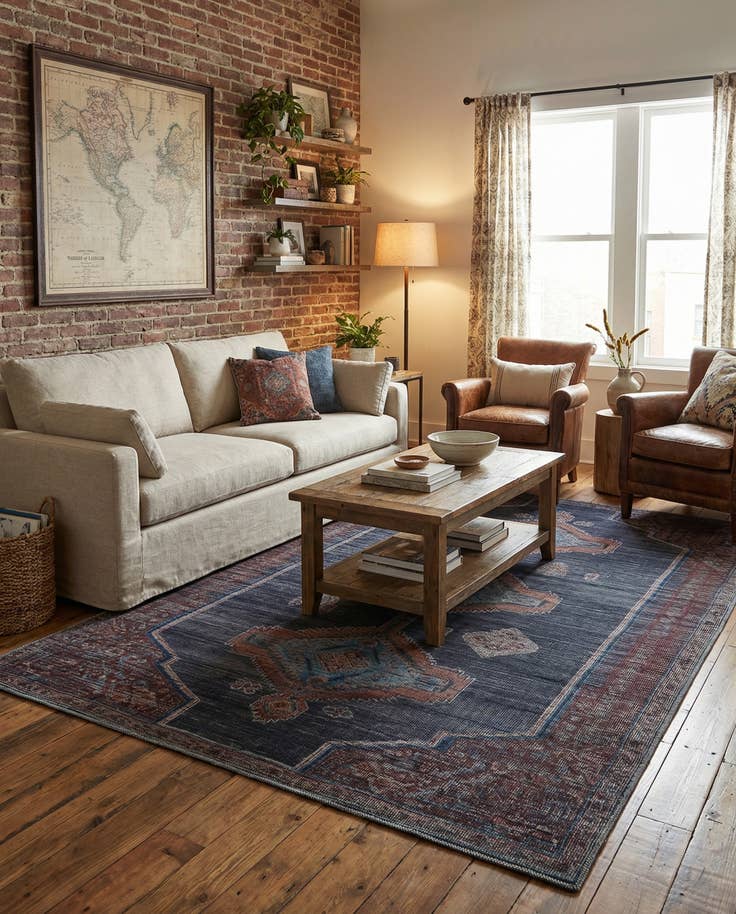 Detail image of 6' x 9' Washable Sisu Rug