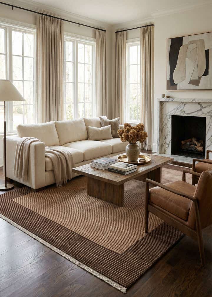 6' 6 x 9' 10 Hand Knotted Darya Wool Rug