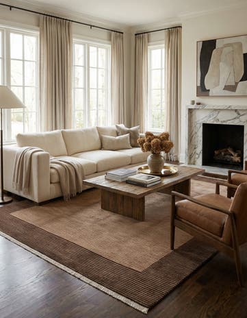 6' 6 x 9' 10 Hand Knotted Darya Wool Rug