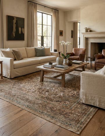 9' 8 x 12' 7 Hand Knotted Ultra Vintage Persian Wool Rug