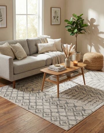 5' 3 x 8' Eco Trellis Rug