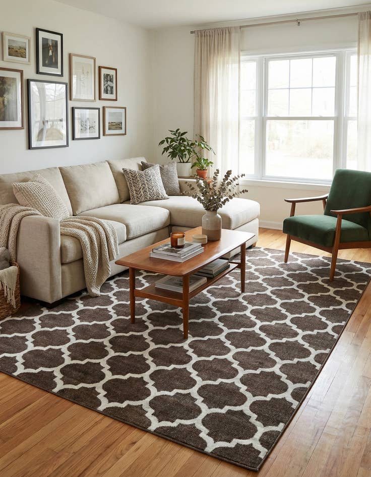 Detail image of 9' x 12' Lattice Rug