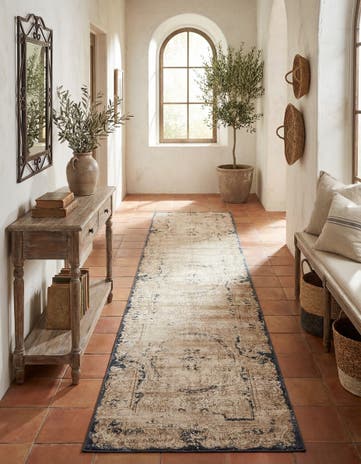 Cream Eliza Runner Rug