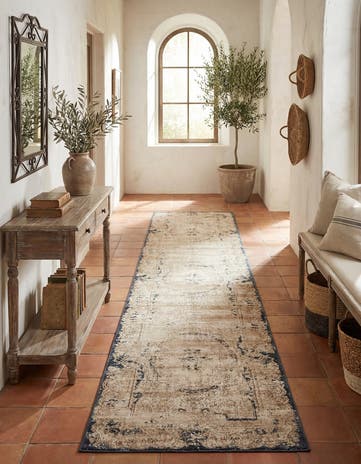 Cream Eliza Runner Rug