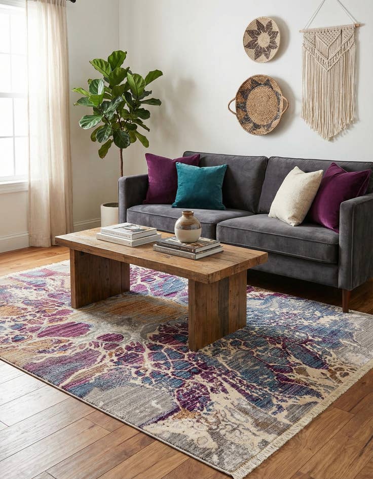 Detail image of  4' x 5' 10 Deepa Rug