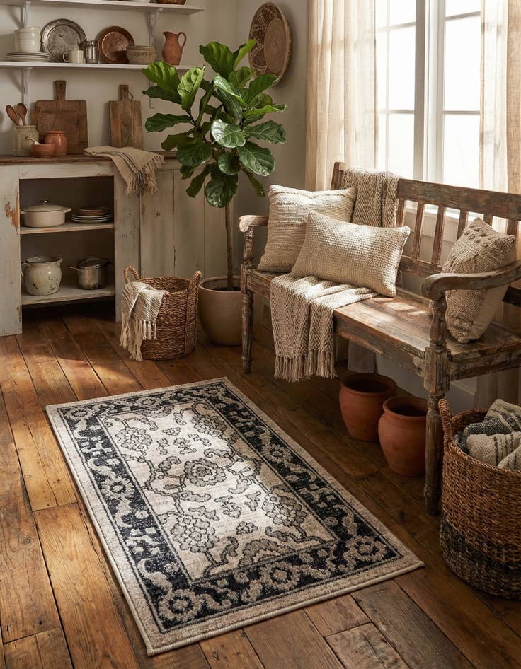 Detail image of  2' x 3' Eco Traditional Rug