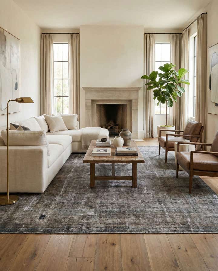 9' 6 x 11' 3 Hand Knotted Ultra Vintage Persian Wool Rug