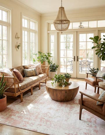 Pink Abbey Rug