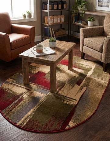 Cafe Oval Rug
