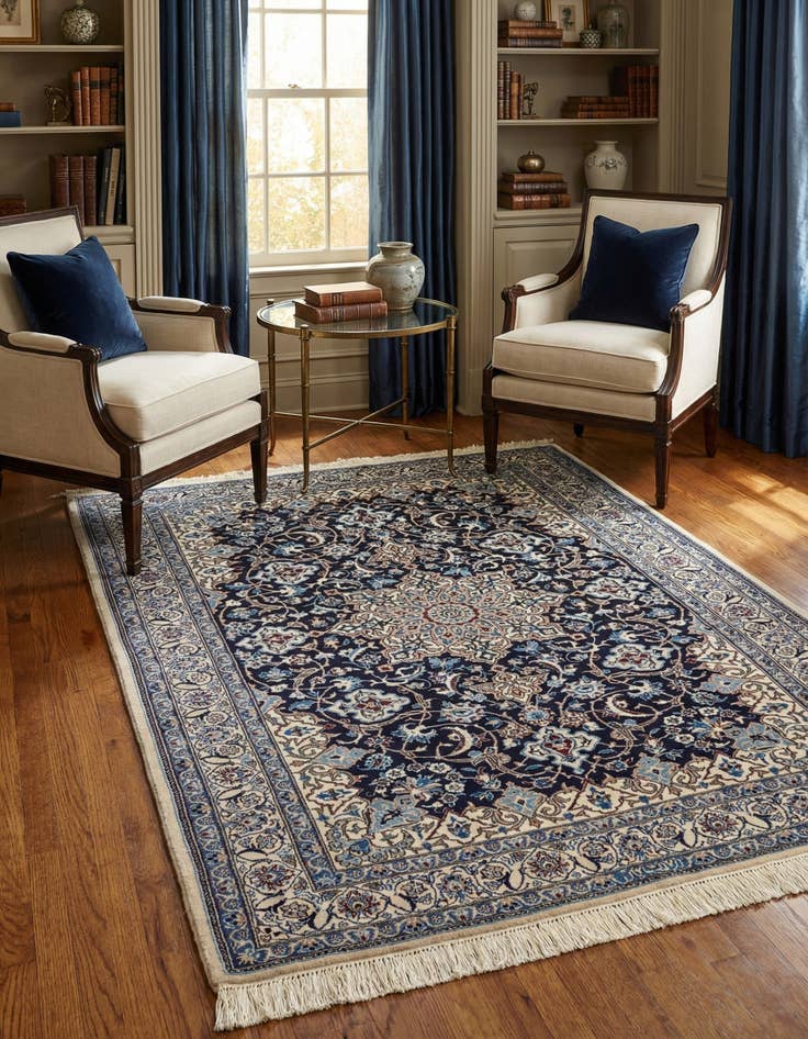 Detail image of 3' 5 x 5' 2 Nain Rug