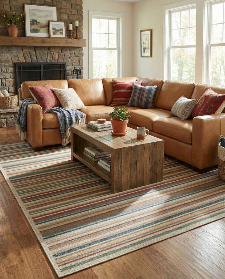 10' x 14' Easy-Clean Baja Indoor / Outdoor Rug