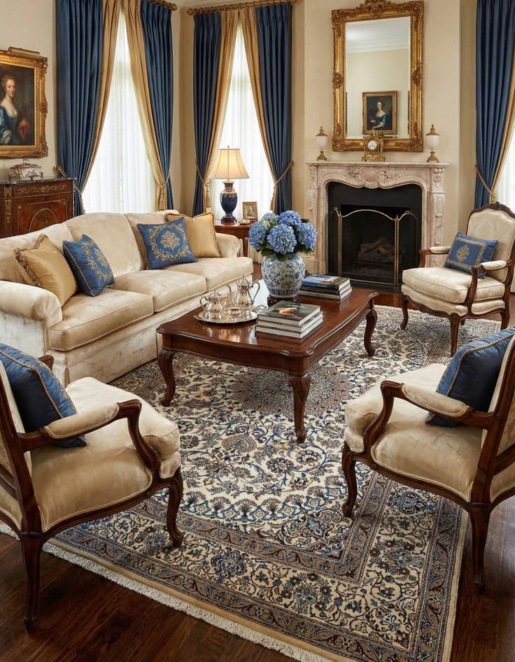 Detail image of 7' 9 x 12' 3 Nain Rug