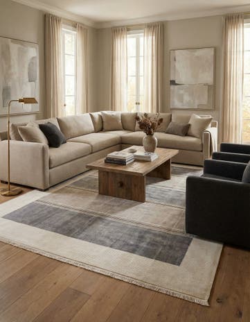 8' 2 x 11' 3 Hand Knotted Darya Wool Rug
