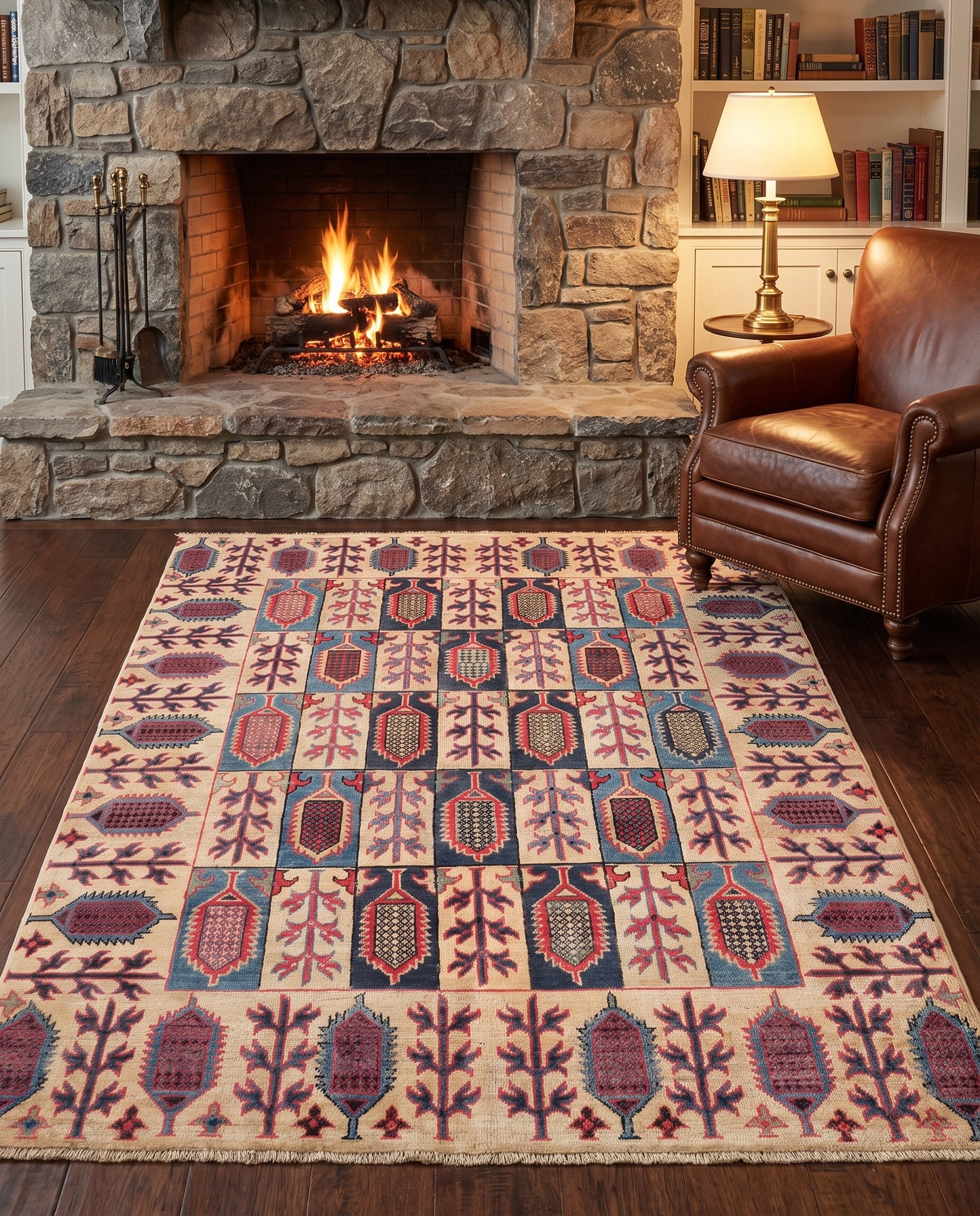5' x 6' 10 Hand Knotted Kazak Rug