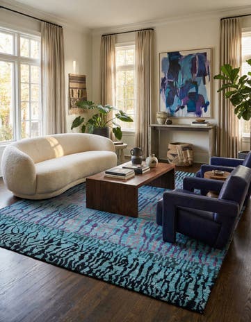8' 2 x 9' 7 Kashkuli Wool Rug