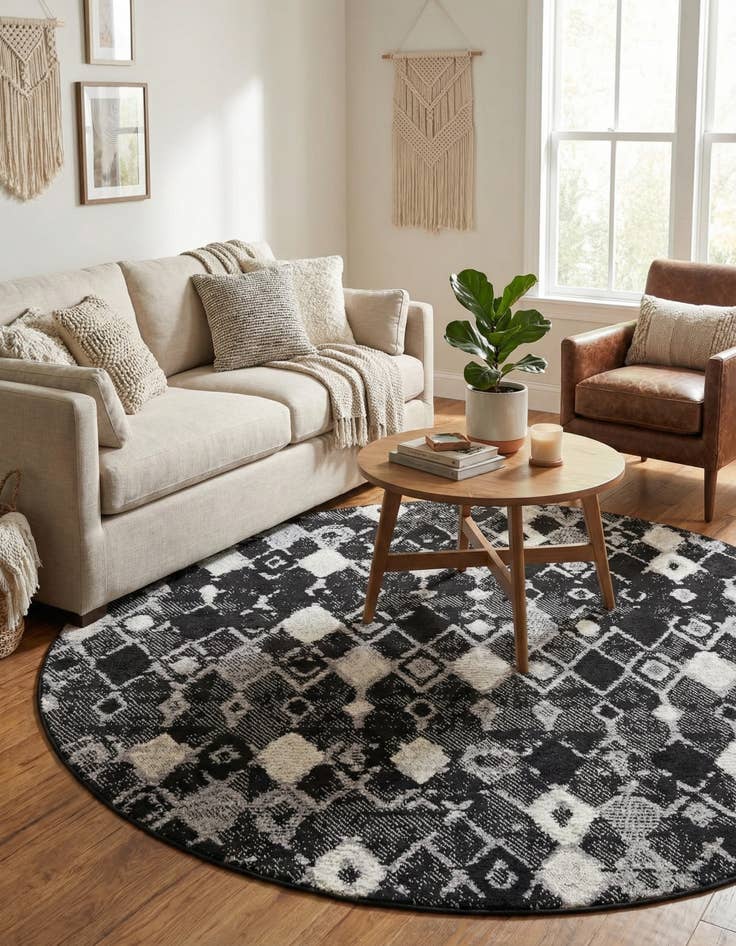 Detail image of  7' x 7' Cherokee Round Rug