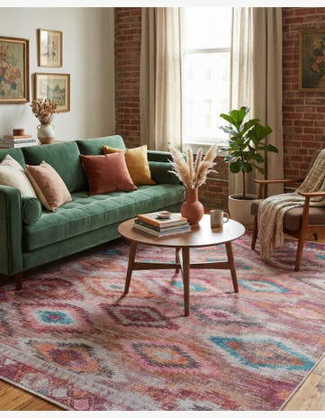 Terracotta Washable Sisu Rug