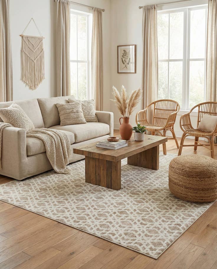 Detail image of 7' 10 x 7' 10 Laguna Square Rug