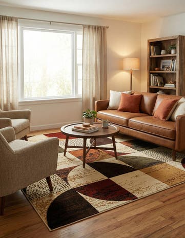Cafe Square Rug