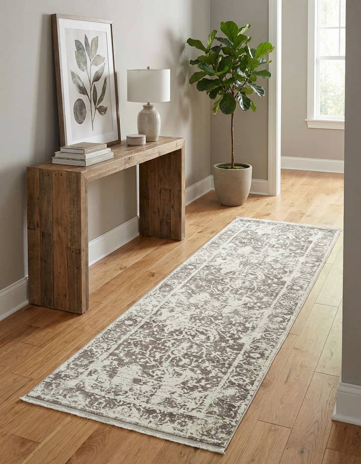 Detail image of 2' 7 x 10' New Vintage Runner Rug