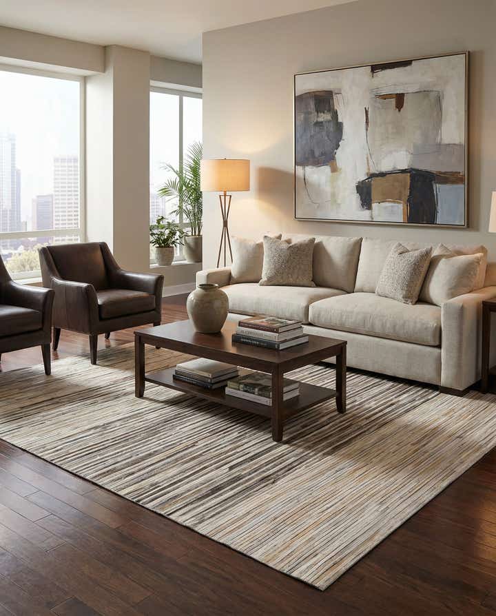 5' 1 x 7' 11 Cowhide - Patchwork Rug