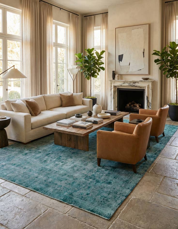 Detail image of 9' 10 x 13' 7  Hand Knotted Ultra Vintage Persian Wool Rug