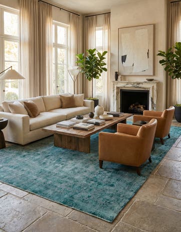9' 10 x 13' 7 Hand Knotted Ultra Vintage Persian Wool Rug
