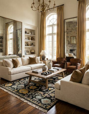 8' 2 x 10' 8 Hand Knotted Oushak Wool Rug