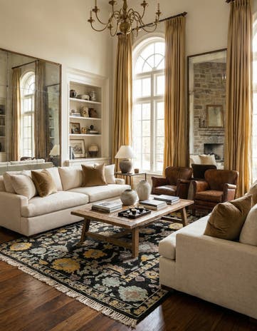 8' 2 x 10' 8 Hand Knotted Oushak Wool Rug
