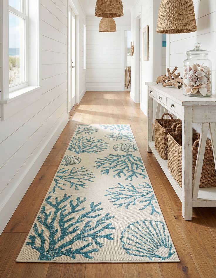 Detail image of 2' 7 x 13' 1  Washable Capri Runner Rug