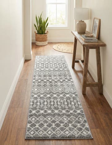 2' x 7' Moroccan Trellis Runner Rug