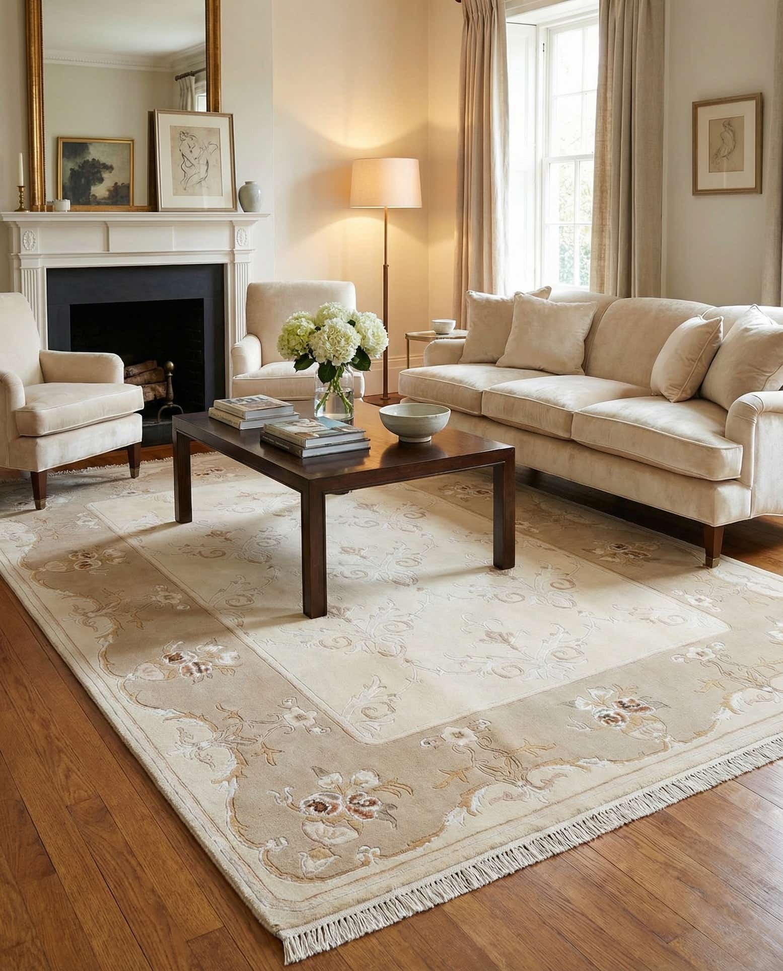 5' 7 x 7' 10 Hand Knotted Darya Rug