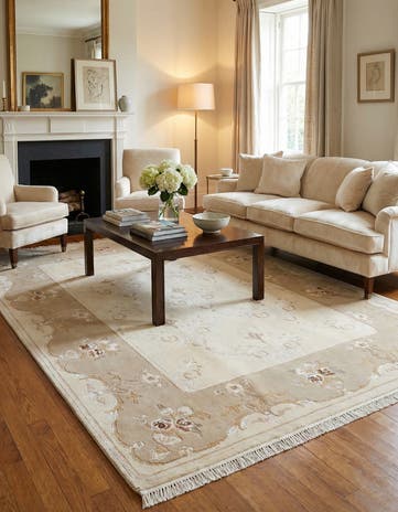 5' 7 x 7' 10 Hand Knotted Darya Rug