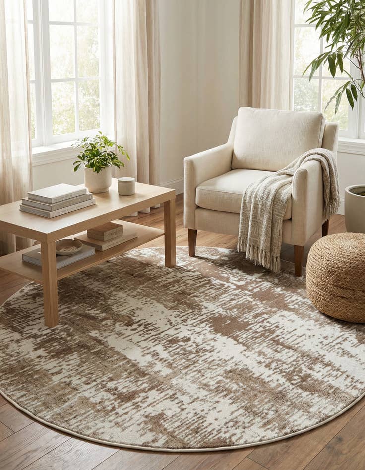 Detail image of 5' 3 x 5' 3 Laguna Round Rug