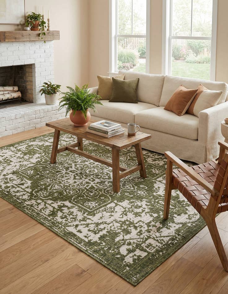 Detail image of 6' x 9' Easy-Clean Jill Zarin Dubai Indoor / Outdoor Rug