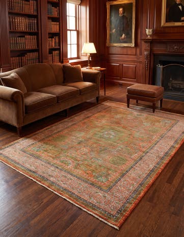 4' 10 x 6' 11 Hand Knotted Amina Rug