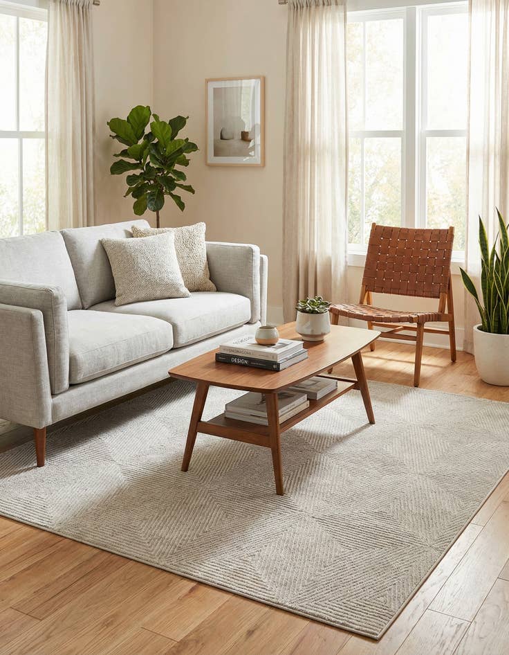 Detail image of 7' 10 x 7' 10  Washable Sabrina Soto Indoor / Outdoor Square Rug